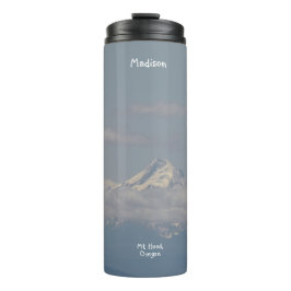 Hood, Oregon mit Clouds-Foto Personalisiert Thermosbecher