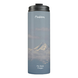 Hood, Oregon mit Clouds-Foto Personalisiert Thermosbecher