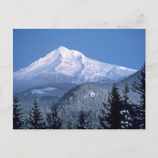 Hood, Oregon Postkarte (Vorderseite)