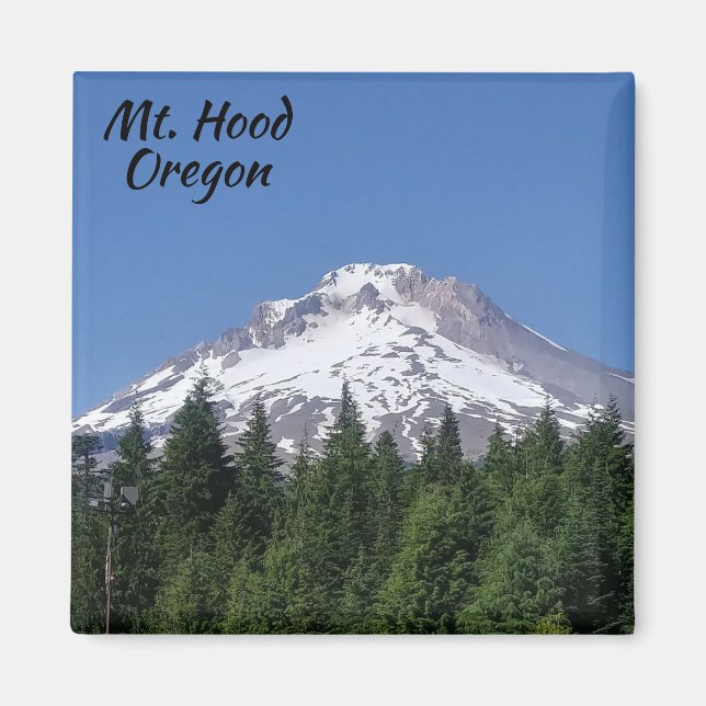Hood Oregon Ski Bowl Magnet (Vorne)