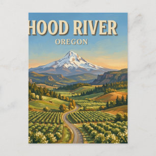 Hood River Oregon Postkarte