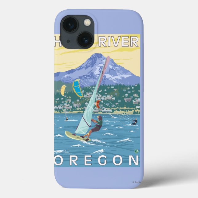 Hood River, ORWind Surfer u. Case-Mate iPhone Hülle (Rückseite)
