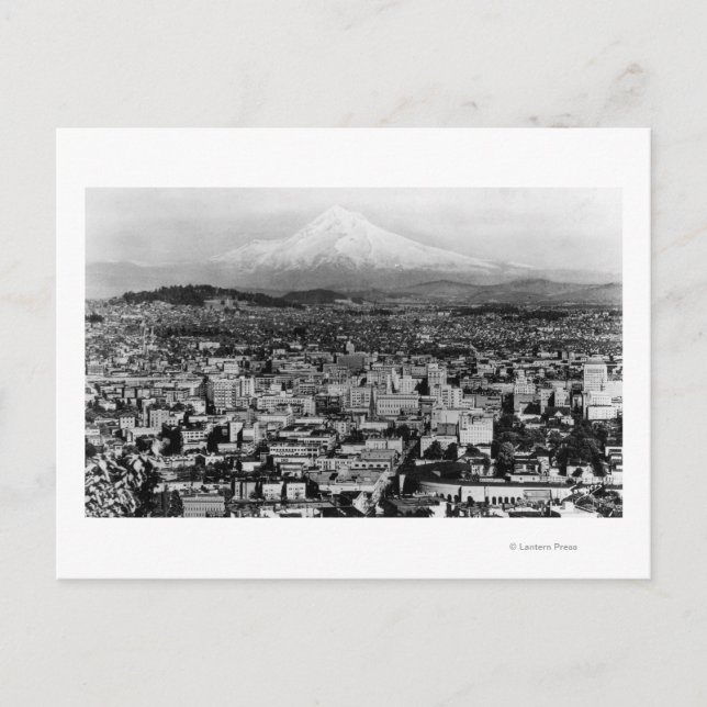Hood View von Portland, Oregon Foto Postkarte (Vorderseite)