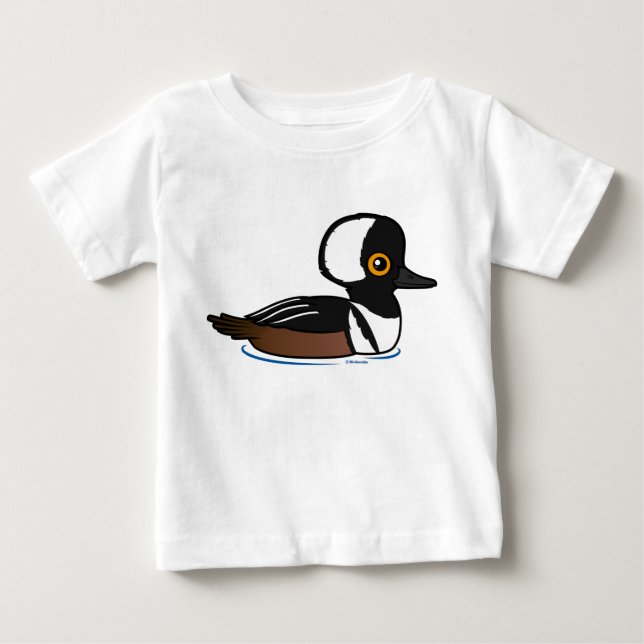Hooded Merganser Baby T-shirt (Vorderseite)