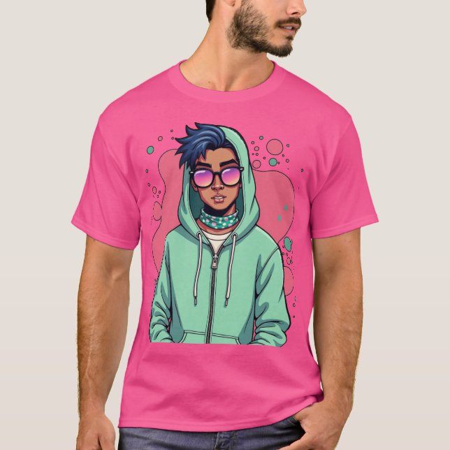 Hooded Street Vibe T-Shirt (Vorderseite)