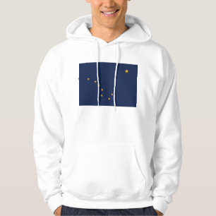 Hooded Sweatshirt mit Alaska-Flagge