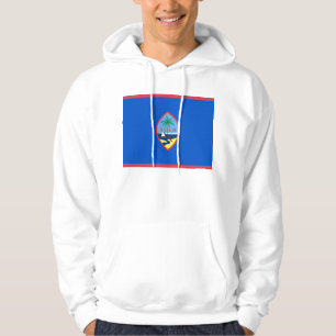 Hooded Sweatshirt mit amerikanischer Flagge