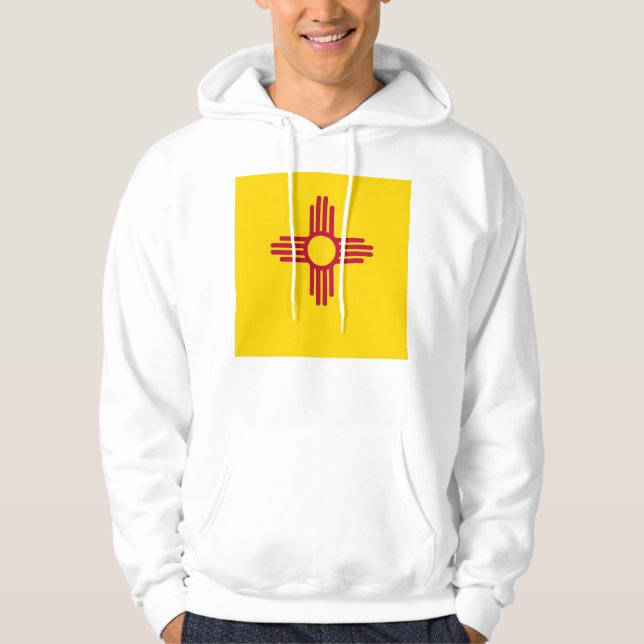 Hooded Sweatshirt mit amerikanischer Flagge (Vorderseite)