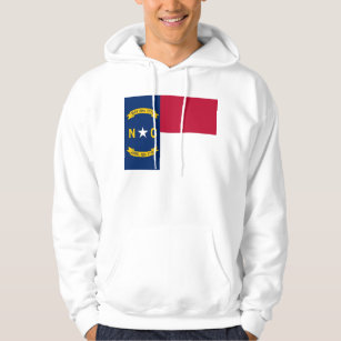Hooded Sweatshirt mit amerikanischer Flagge