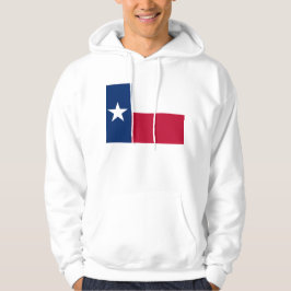 Hooded Sweatshirt mit amerikanischer Texas-Flagge
