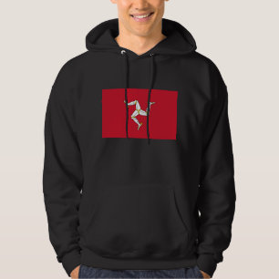 Hooded Sweatshirt mit Flag Isle of Man