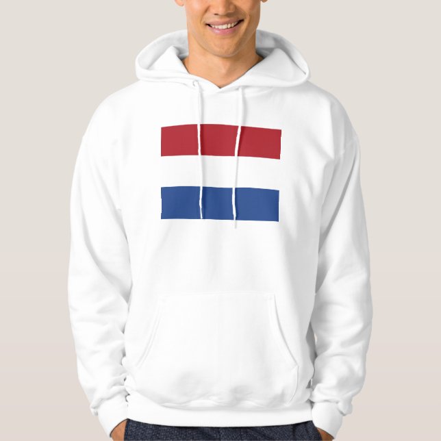 Hooded Sweatshirt mit Flag Niederlande (Vorderseite)