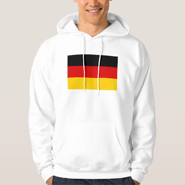 Hooded Sweatshirt mit Flagge in Deutschland (Vorderseite)