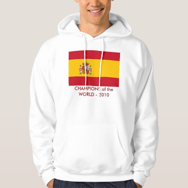 Hooded Sweatshirt mit Flagge Spaniens (Vorderseite)