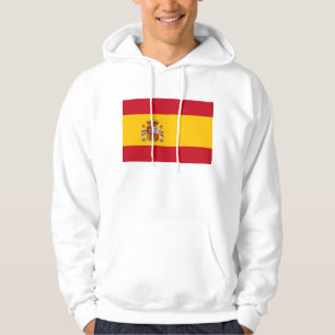 Hooded Sweatshirt mit Flagge Spaniens