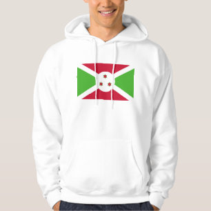 Hooded Sweatshirt mit Flagge von Burundi