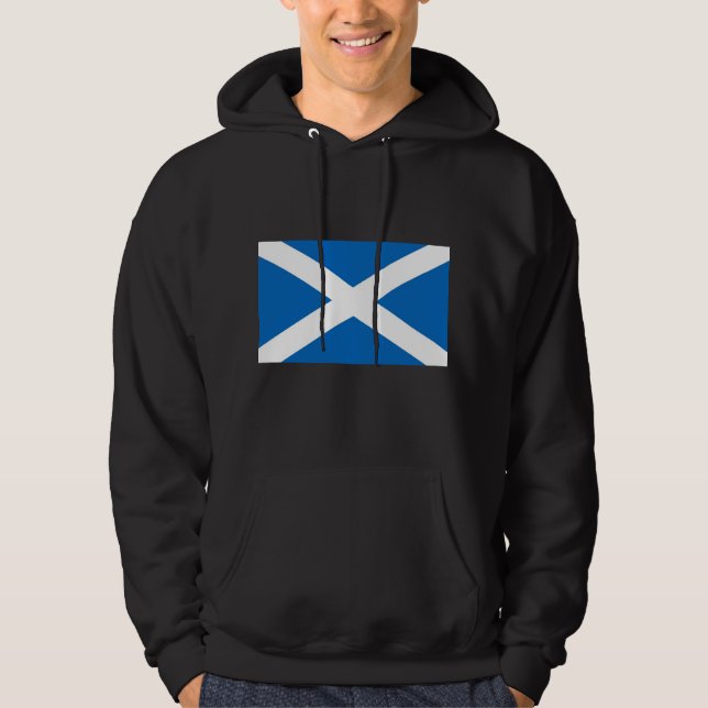 Hooded Sweatshirt mit Flagge von Schottland (Vorderseite)