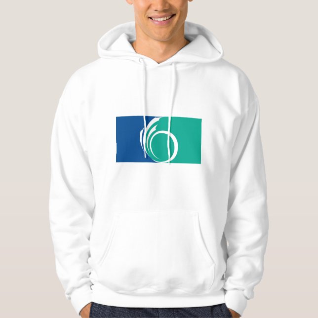 Hooded Sweatshirt with Flag of Ottawa, Canada (Vorderseite)