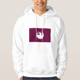 Hooded Sweatshirt with Flag of Phoenix City, USA