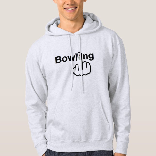 Hoodie Bowling Drehe (Vorderseite)