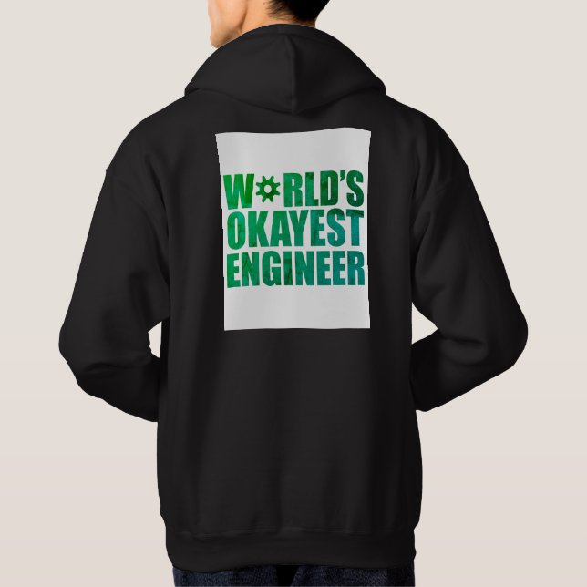 Hoodie, der Weltbeste Ingenieur Hoodie (Rückseite)