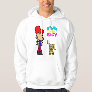 Hoodie DOG1, ENTSPANNEN sich NEHMEN IHM EINFACHES