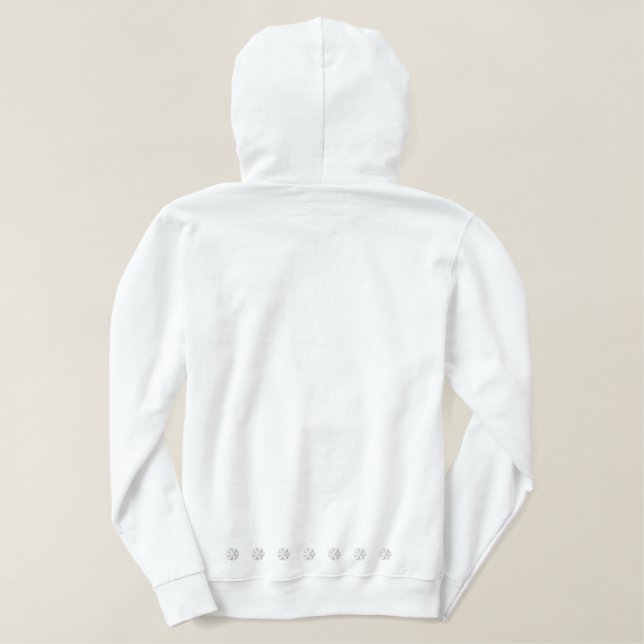 HOODIE EMBROIDERIERTE FRAUENSTIL UND -DESIGN BESTICKTER HOODIE (Design Rückseite)