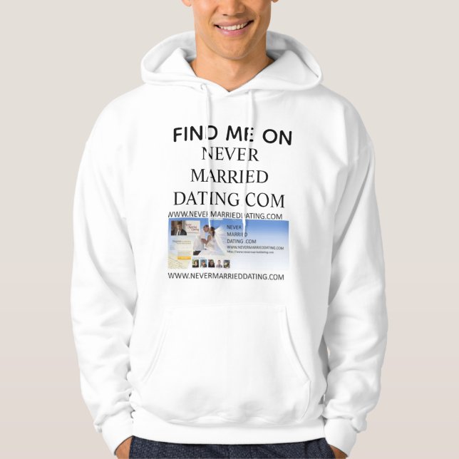 Hoodie finde mich auf nie Verheirateten Verabredet (Vorderseite)