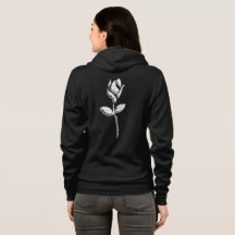 HOODIE FRAUEN BLUME DESIGN