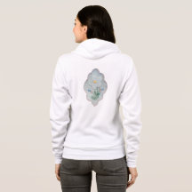 HOODIE FRAUEN BLUME DESIGN