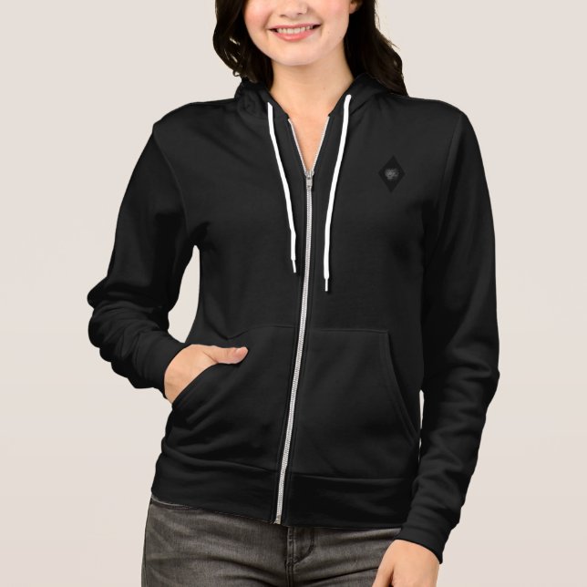 HOODIE FRAUEN KUNST UND DESIGN STIL (Vorderseite)