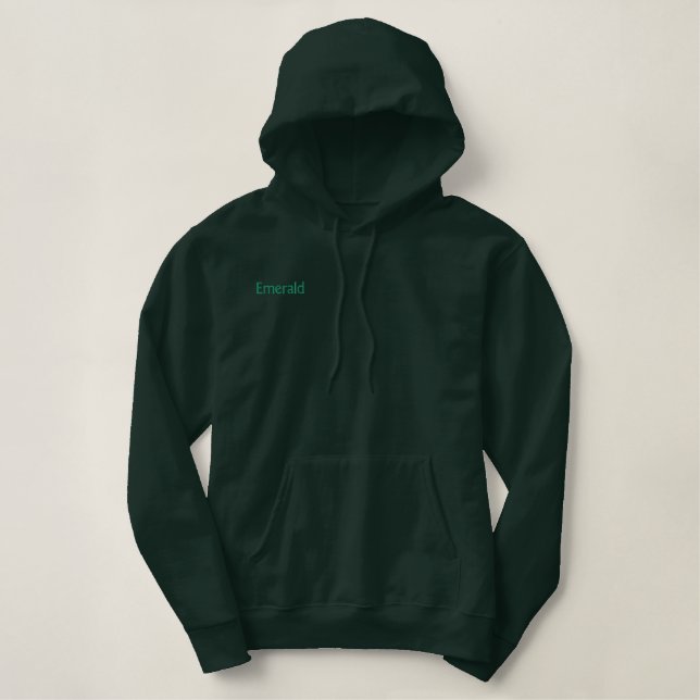 HOODIE mens Emerald DESIGN STYLE (Design vorne)