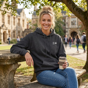 Hoodie mit besticktem Monogramm - für Paare Bestickter Hoodie