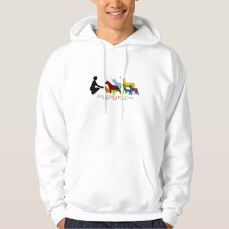 Hoodie mit farbigem Logo
