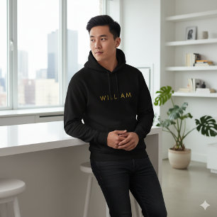 Hoodie mit individuellem Namen, kuschelig und stil