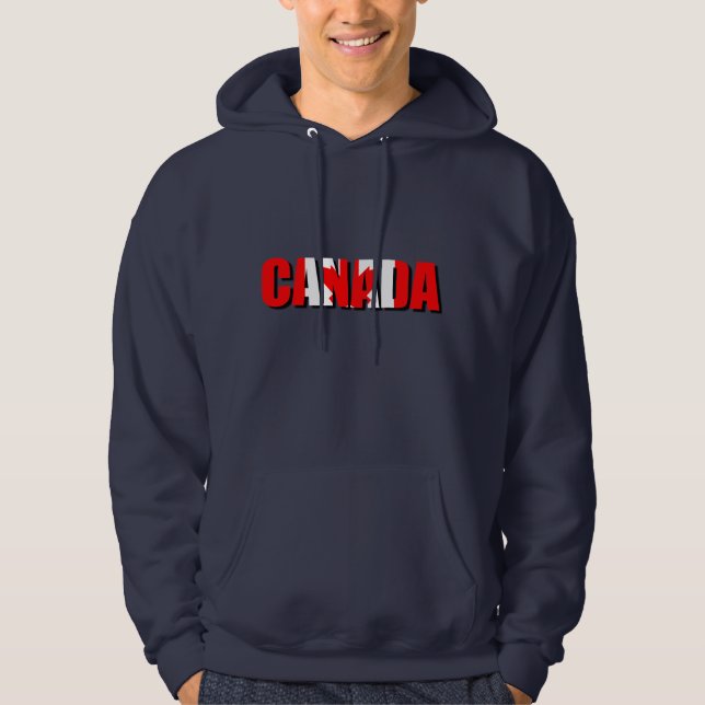 Hoodie mit Kanada-Logo (Vorderseite)