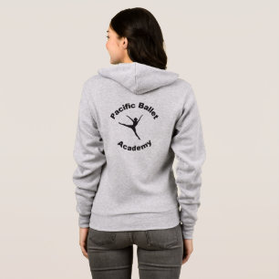 Hoodie mit schwarzem Logo und Tänzer