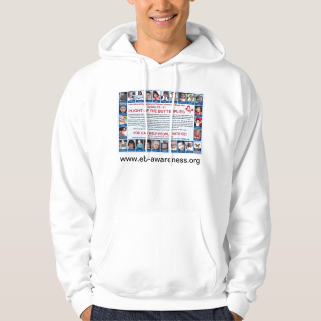Hoodie mit Website (Vorderseite)