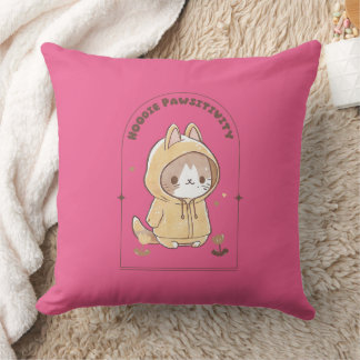 Hoodie Pawsitivity Kissen