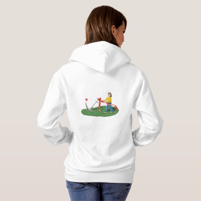 Hoodie pullover d'ancre intérieure  (Dos entier)