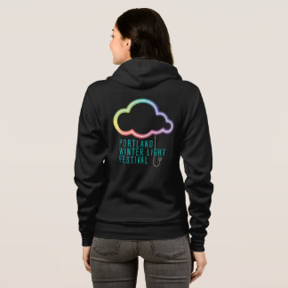 Hoodie PWLF Frauen Zip- Schwarzes