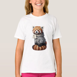 Hoodie Roter Panda Kinder T-Shirt