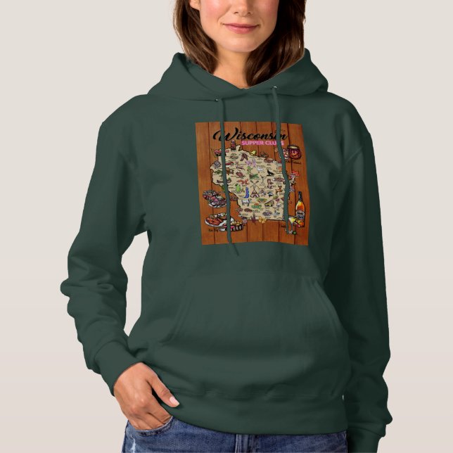 Hoodie Unisex - Wisconsin Supper Club (Vorderseite)