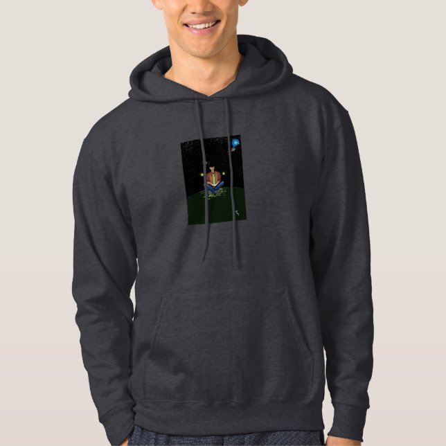 Hoodie unterstützt Lesen und Lesen (Vorderseite)
