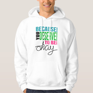 Hoodie-Weiß Hoodie