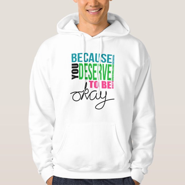 Hoodie-Weiß Hoodie (Vorderseite)
