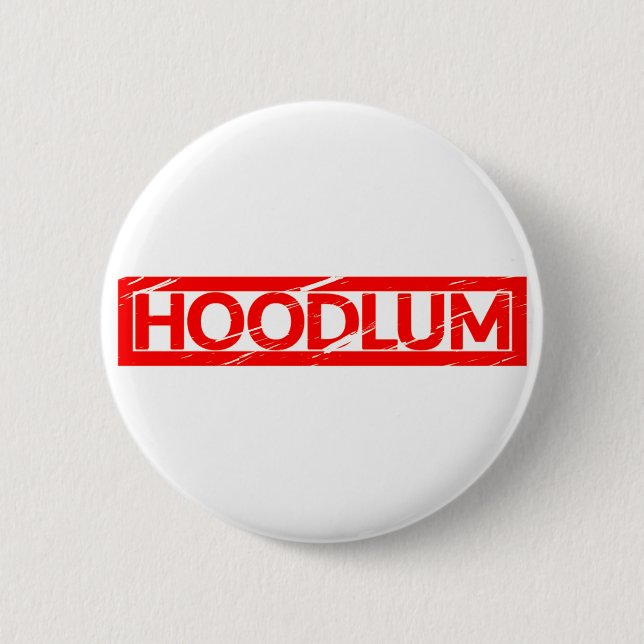 Hoodlum-Briefmarke Button (Vorderseite)