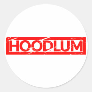 Hoodlum-Briefmarke Runder Aufkleber