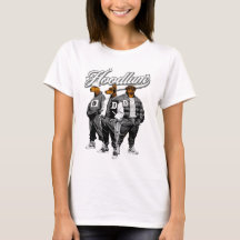 Hoodlum Pack - Streetwear Dog Gang Grafisches T-Sh