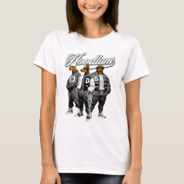 Hoodlum Pack - Streetwear Dog Gang Grafisches T-Sh T-Shirt